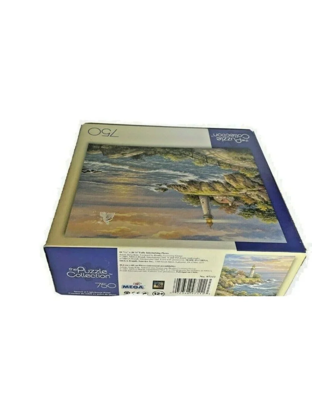 Puzzle Mega Brands The Collection Sunset At Lighthouse Point Jigsaw 500 Pcs 12+